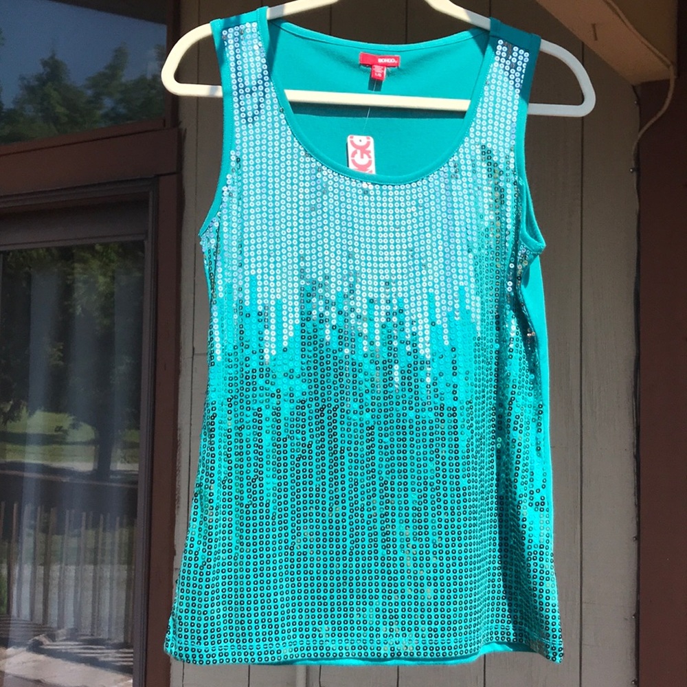 Bongo sequin sleeveless top